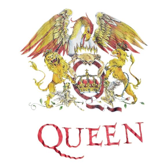 Queen Crest Official license t-shirt size XXL short sleeve grey gray 2019 - Picture 2 of 4